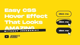 Easy CSS Hover Effect That Looks AMAZING Without JavaScript