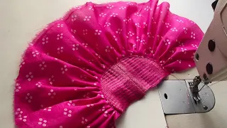 Beautiful sleeves design cutting and stitching ✂️❤️