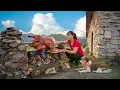 Lagu Duck Roasting over Wood Fire – Grilled Whole Duck, Go to Market Sell | Simple Village Recipe