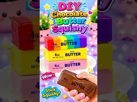 DIY viral Butter Squishy #shorts #craftztalent #youtubeshorts #craft #trending #satisfying #viral
