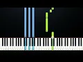 Lizzy McAlpine - The light in the painting (Piano Tutorial)