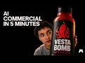 Nothing in this ad is real not even the hot sauce