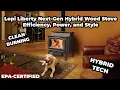 Lopi Liberty Next-Gen Hybrid Wood Stove Efficiency Power and Style