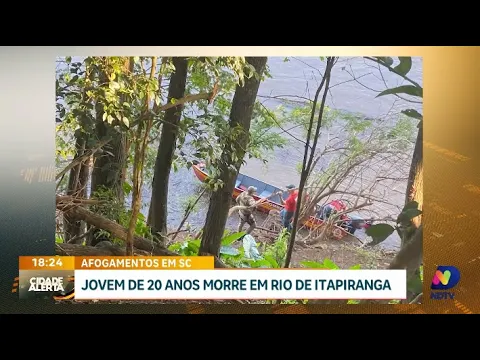 Alerta nas águas: três casos de afogamento em Santa Catarina nas últimas horas