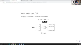Stats 21 Lesson 6-3 Basic OLS with statsmodels