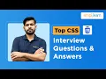 CSS Interview Questions And Answers CSS Interview Questions For Freshers Simplielarn