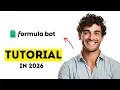 How to Use Formula Bot to Analyze Excel Data with AI in 2026 Easy Tutorial