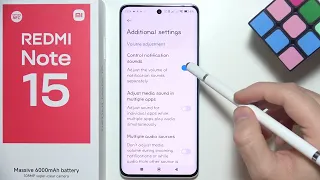 هاتف ريدمي نوت     كيفية ضبط مستوى صوت الإشعارات دندنها