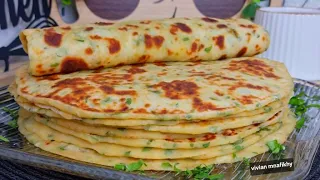 خبز البطاطا التركي🥔🥔بطريقة سهلة وبسيطة 👌ورائع للفطور وللعشاء 😍والطعم خراااافي😋😋