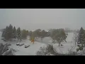 October Winter Storm Timelapse - Eagan Minnesota October 20 2020