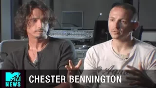 Chester Bennington Chris Cornell on Working Together MTV News