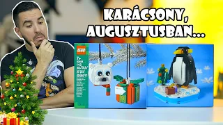 Kicsit korainak érzem 😅|| 300 alatt || LEGO 40494, 40498 Karácsonyi Pingvin