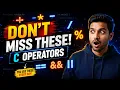 Operators in C Explained C Programming for Beginners