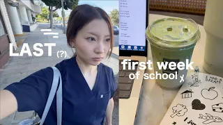 my last FIRST WEEK of school ever (finally)