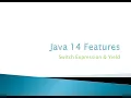 Java 14 New Features Switch Expression and Yield Concept Feature