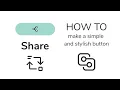 Simple and stylish share button HTML and CSS only