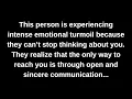 Download Lagu This person is experiencing intense emotional turmoil because they can’t stop thinking about...