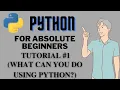 What is Programming Why Learn Python Python Tutorials For Absolute Beginners In Hindi
