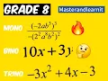 Monomial Binomial Trinomial - What s the Difference