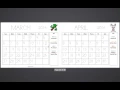 Visual Color Coded Calendars for Special Education