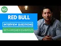 Red Bull Interview Questions with Answer Examples