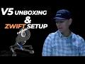 Wahoo KICKR v5 unboxing ZWIFT SETUP