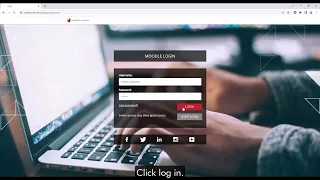 How to Log in to the Moodle Platform
