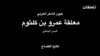معلقة عمرو بن كلثوم بصوت فالح القضاع 