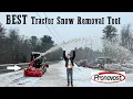 The Best Tractor Snow Removal Attachment - Inverted Pull Type Snowblower