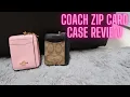 COACH ZIP CARD CASE REVIEW