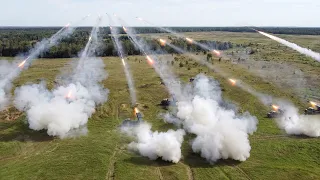 Firing Monstrously Powerful European Vulkan M-92 Rocket Launchers
