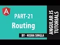 AngularJS Tutorial 21 - Routing