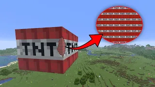 Gw Membuat Tnt Raksasa Berisi 1 Juta Tnt Di Minecraft Survival