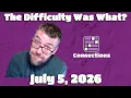 The Difficulty Was What - Connections