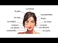 Spanish Lesson - Parts of the Face in Spanish Partes de la cara