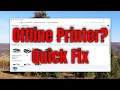 How to Change a Printer from Offline to Online