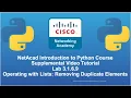 Cisco NetAcad Introduction to Python Course - Supplemental Lab Tutorial Solution Set Lab 3 1 6 9