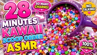 28 MINUTES of KAWAII SCOOP ORDER ASMR 🩷✨ SO MANY CHARMS! | No Talking, Satisfying Sounds