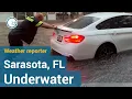 RECORD RAIN Sarasota Florida under water
