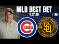 Cubs vs Padres 26 MLB Best Bet - MLB Betting Picks Predictions Jason Sharpe Doc Sports