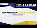 Lagu Fokus Hukum - Penyusunan Legal Opinion