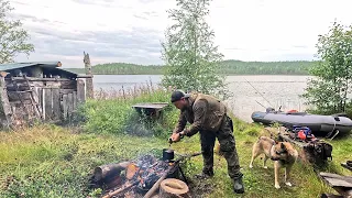 БЕЗ КАРВАЛОЛА НЕ СМОТРЕТЬ. ОТДЫХ НА ОСТРОВЕ. ГОТОВИМ БЛЮДО ИЗ УЛОВА. ИЗБА ДЕДА НА ОСТРОВЕ