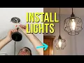 How to Install Ceiling Light Fixtures New Replacement Pendant Lighting