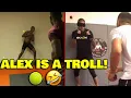 Download Lagu FUNNY: Alex Pereira TROLLS Israel Adesanya for Tennis Ball training!