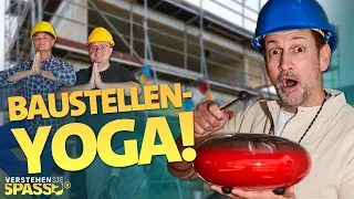 Der „Herabschauende Handwerker" im Rohbau 🧘‍♂️😌 | Verstehen Sie Spaß?