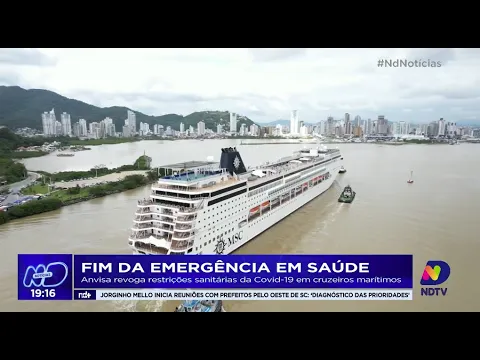 Fim da emergência em saúde: Anvisa revoga restrições sanitárias da Covid-19 em cruzeiros marítimos