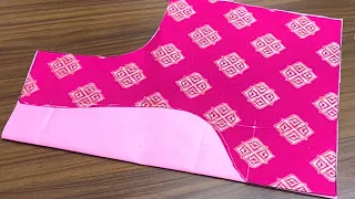 Beginner के लिए सबसे आसान ब्लाउज डिजाइन | Step by Step Cutting & Stitching | Blouse Design 2026 |