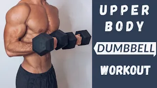 full upper body dumbbells only rowan row