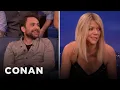 Charlie Day Kaitlin Olson s Awkward Love Scene CONAN on TBS