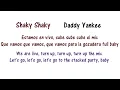 Daddy Yankee - Shaky Shaky Lyrics English and Spanish - Translation